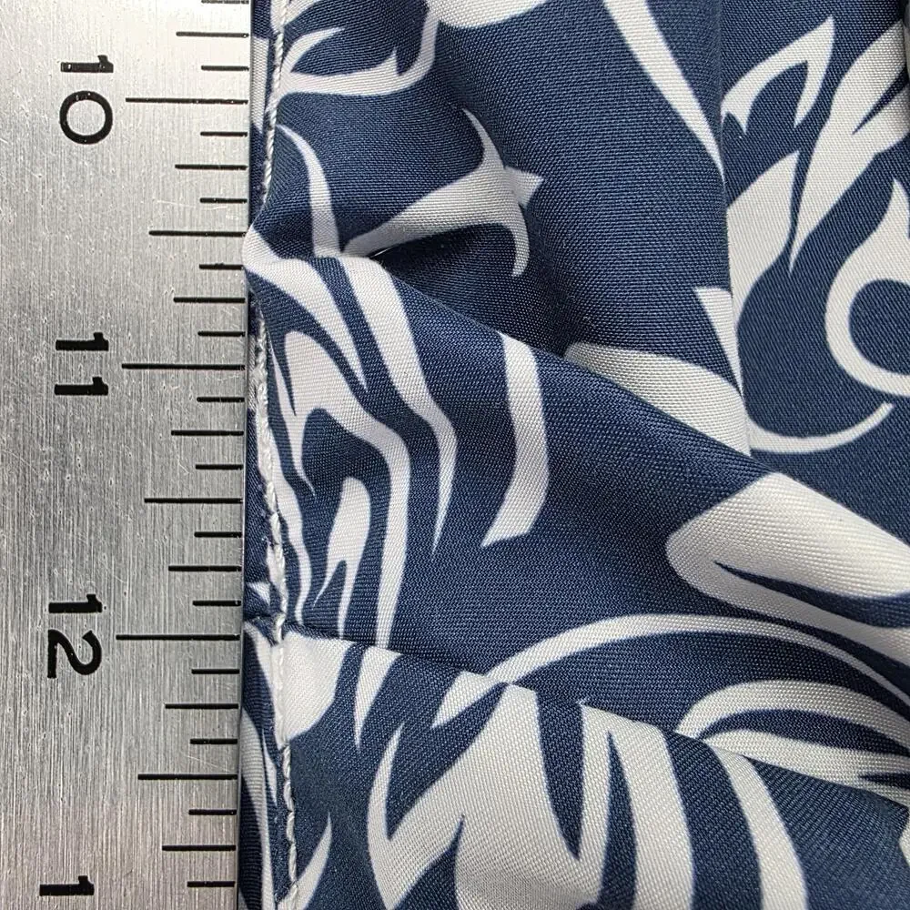 Tommy Bahama Swim Trunks Mens M Blue Floral Lined Drawstring Mesh Pockets